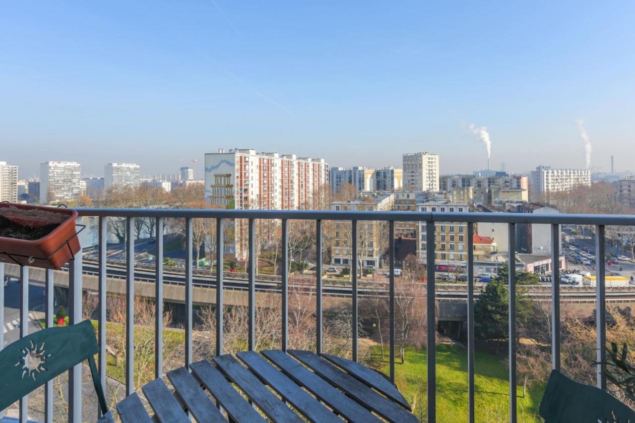 Appartement Jaures Vue Sur La Seine - Welkeys Clichy Bagian luar foto